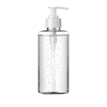 Clear pump dispenser bottle png