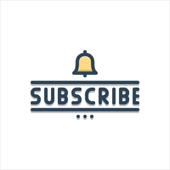 Color icon subscribe vector