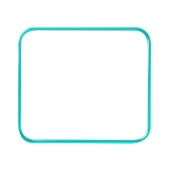 a blue square frame design transparent background png