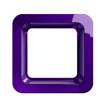 a purple square button with a transparent background png