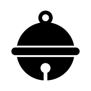Pet bell icon isolated on white background. vector