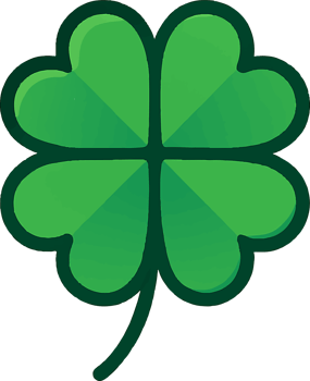 Four leaf clover isolated png
