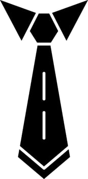 Tie Glyph Icon vector