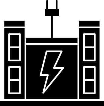 Charging Glyph Icon vector