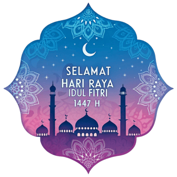Eid al fitr 1447h design png