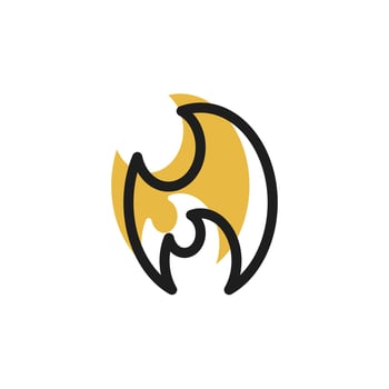 fire icon is designed in a visually appealing and easily recognizable style. Its suitable for various visual needs such as apps, digital media, or other graphic design projects vector