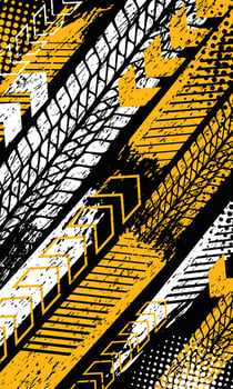 Abstract grunge style racing pattern background vector