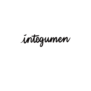 Handwritten Integumentary Lettering Educational Calligraphy for Human Skin and Anatomy png