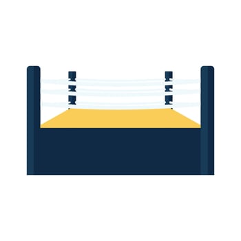 Illustration of a wrestling ring vector