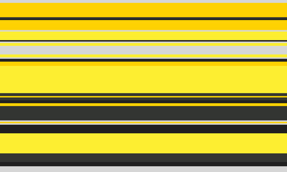 Vibrant horizontal stripes in yellow, gray, and black create a dynamic, modern abstract background. Perfect for websites, presentations, or textile design. vector