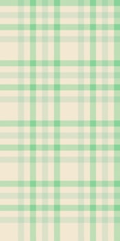 Exotic background texture check, picnic blanket pattern seamless textile. Real tartan plaid fabric in light and green colors. vector