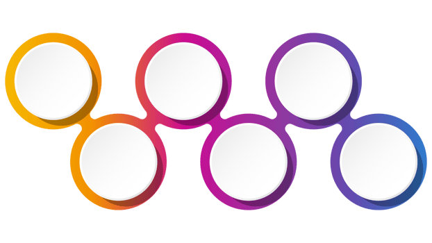 Modern infographic 6 options or steps. png