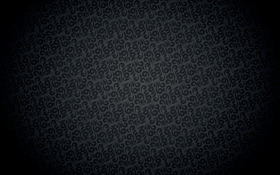 Elegant black not seamless background in classic floral damask style. Monochromatic luxury pattern for web, cards, invitations, stationery. Inspired by Arabic or Victorian styles vector