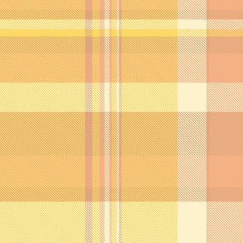 Soft, pastel plaid pattern in warm yellow and peach tones. Perfect for textile design, fashion, website backgrounds, or any project needing a subtle, elegant texture. vector