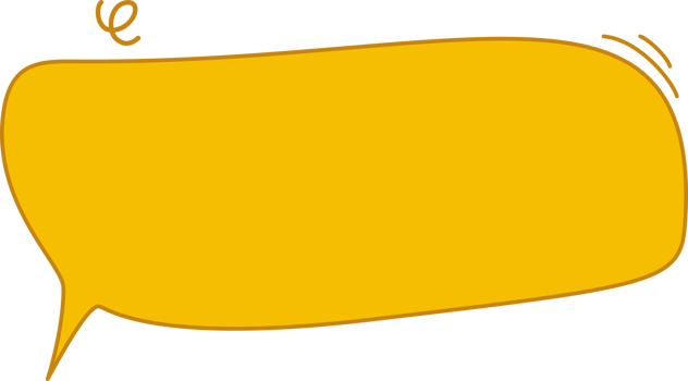 Yellow Speech Bubble Dialog Box png
