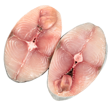 Spanish mackerel slice or spotted mackerels isolated ,Scomberomorus png