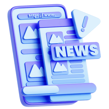 Fake News 3D Illustration png
