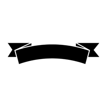 Banner web icon. Birthday Banner illustration sign. Ribbon Banner symbol or logo. vector