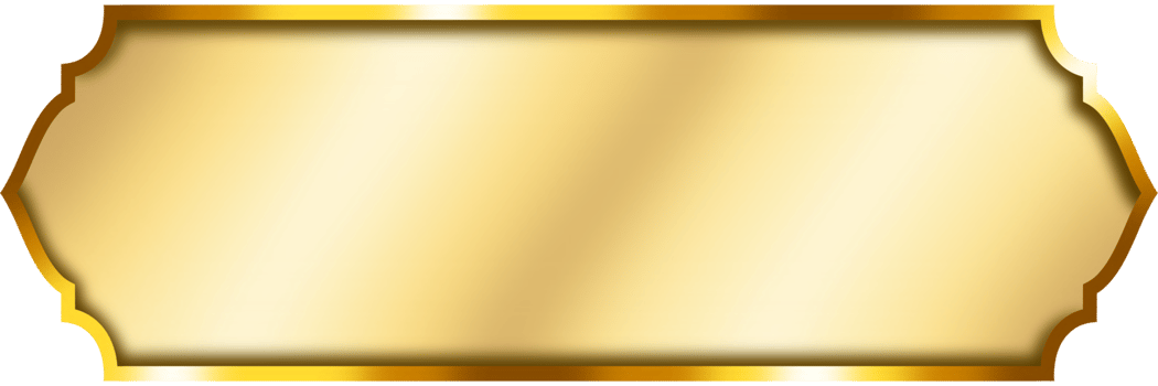 Premium Header Frame With Gold png