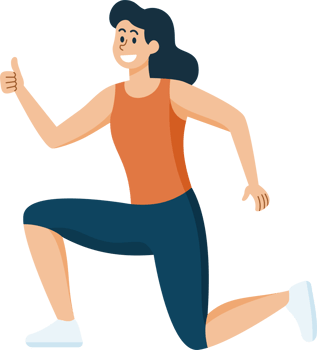 Woman Exercise, Healthy Lifestyle, Flat Design Cartoon png