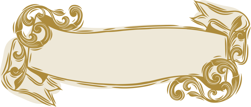 Thai art Banner Ribbon Frame Hand Drawn Illustration png