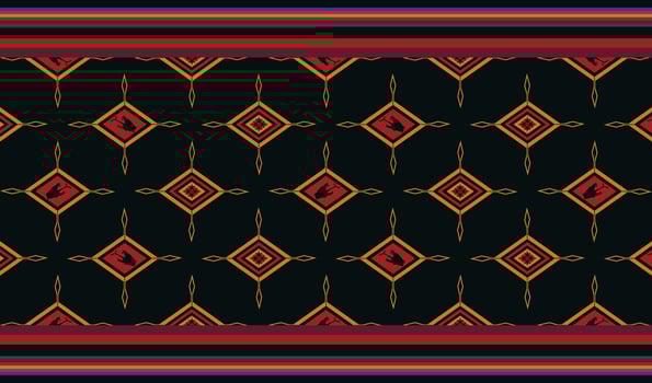 unique own custom made tribal carpet pattern ethnic ornament art wallpaper background suitable for your textile print vector