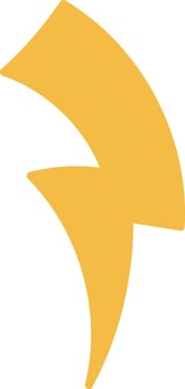 Abstract Lightning Bolt vector