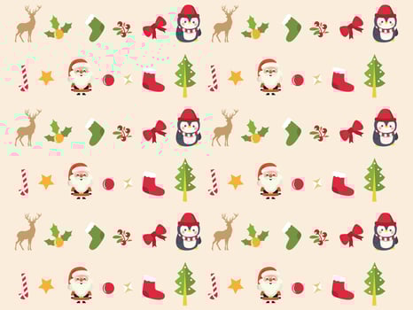Christmas ornaments, for Christmas greetings vector