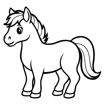 Horse isolated on transparent background png