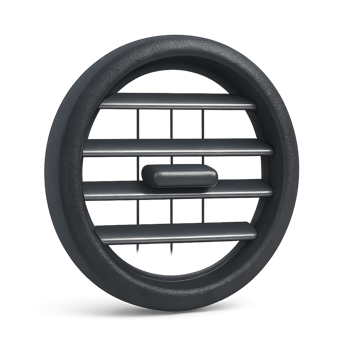 Car Air Vent Circular Design with Louvers png