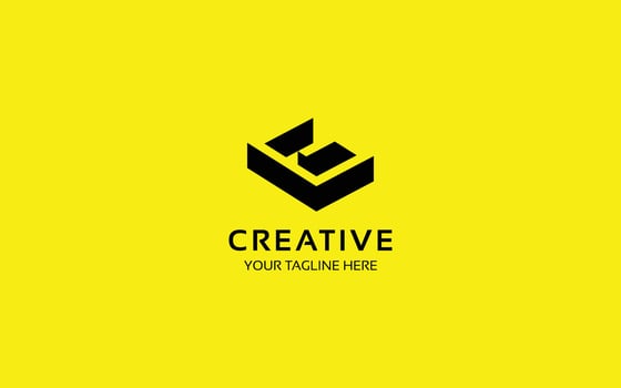 Letter G logo design with isometric view. Monogram 3D logo vector