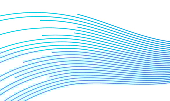 Modern Blue Line Wave Design Background for Marketing vector