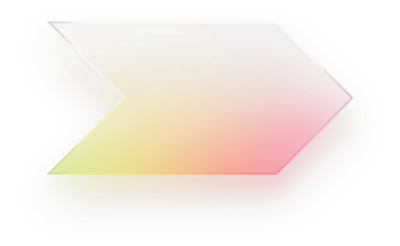 Arrow Glass Effect Arrow Rainbow Arrow Gradient Block Right Arrow Shape Tag Sale Label Badge Transparent Banner png
