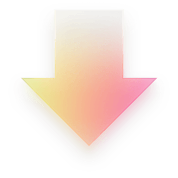 Arrow Glass Effect Arrow Rainbow Arrow Gradient Down Arrow Shape Tag Sale Label Badge Transparent png