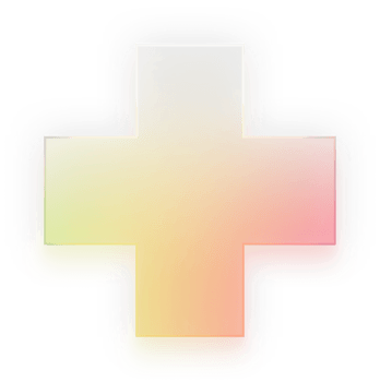 Cross Glass Effect Cross Rainbow Cross Gradient Plus Shape Transparent png