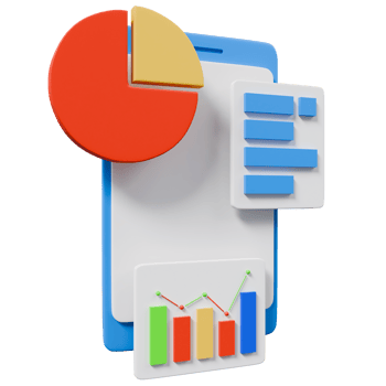 Mobile Data Analytics Visualization Charts and Graphs png