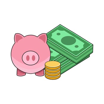 Savings Piggy Bank vector
