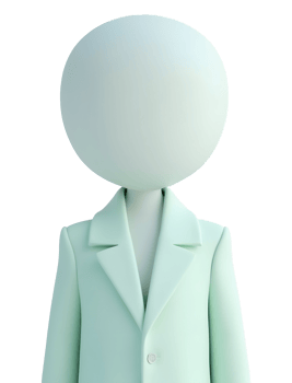 Faceless professional expresses calm confidence in workplace png