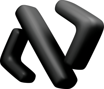 Dynamic Abstract 3D Form in Black Texture png