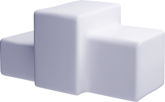 Sculptural Abstract White 3D Blocks Arrangement png