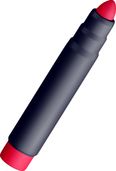 3D Illustration of a Colorful Crayon Pencil png