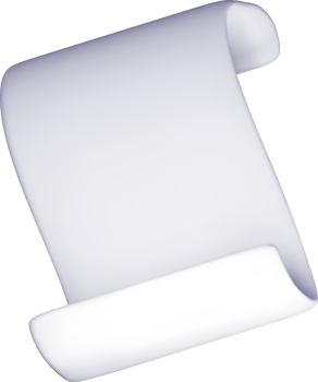 3D Blank Scroll Ready for Customization png