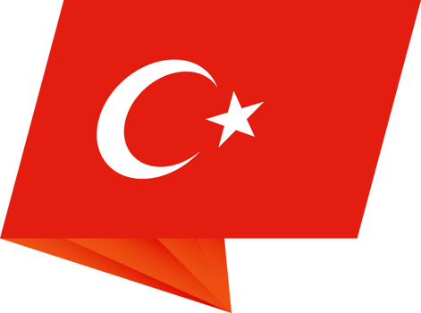Turkey pin flag png
