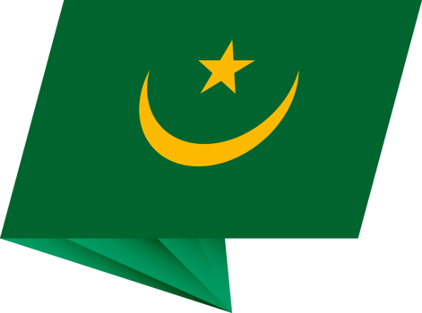 Mauritania pin flag png