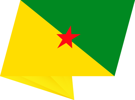 French Guiana pin flag png