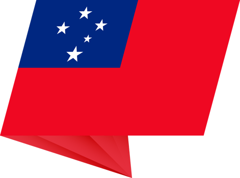 Samoa pin flag png