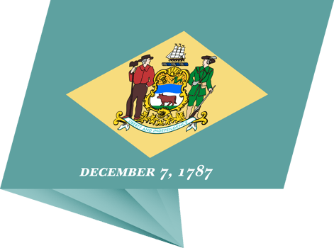 Delaware pin flag png