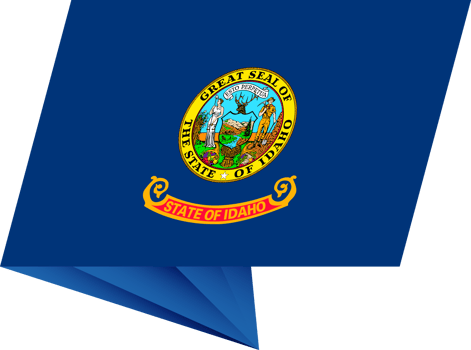 Idaho pin flag png