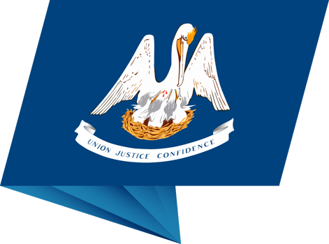 Louisiana pin flag png