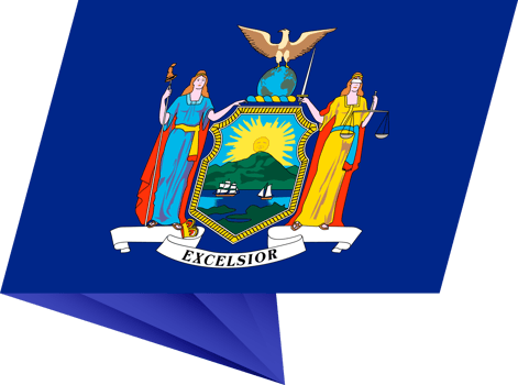New York pin flag png